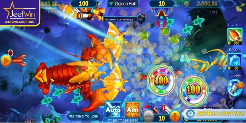 Bombing Fishing JeetWin – Đại tiệc bom cá chưa từng có 2 Phần thưởng vô cùng đa dạng và hấp dẫn